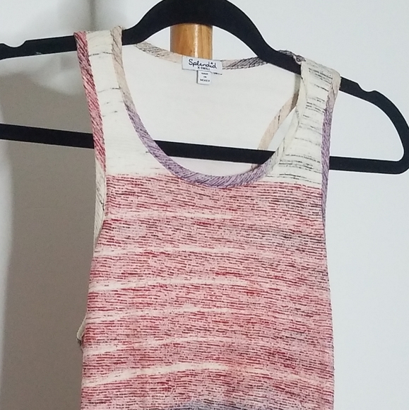 Splendid Racerback Striped Multicolor Tank Dress XS - Picture 3 of 6